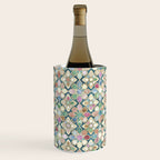 Muted Moroccan Mosaic Tiles Wine Chiller Gallery Image 1