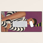 Stripes in Stillness Desk Mat Gallery Image 1