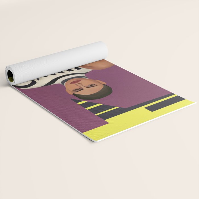 Stripes in Stillness Yoga Mat Gallery Image 2