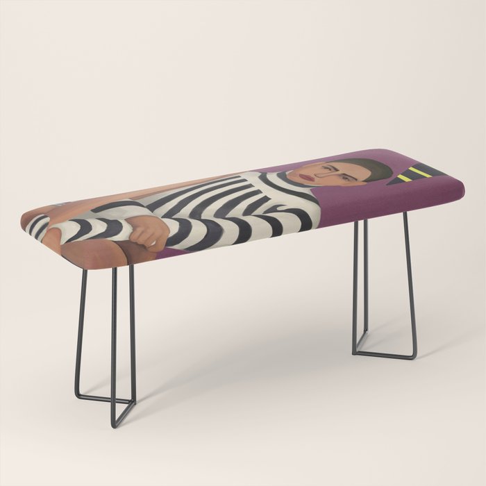 Stripes in Stillness Bench Gallery Image 1
