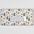 Christmas Pattern #1 Desk Mat Gallery Image 1