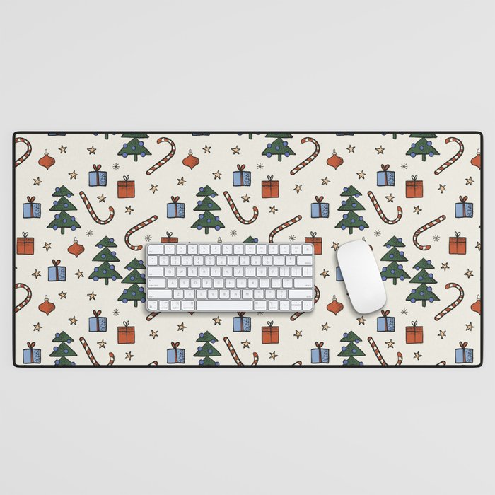 Christmas Pattern #1 Desk Mat Gallery Image 1