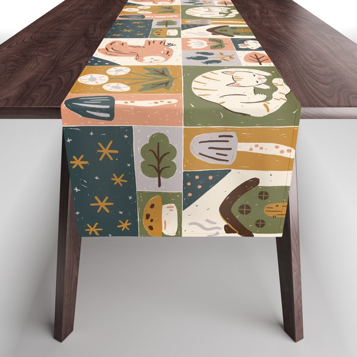 Repose - Cozy Patchwork Table Runner Gallery Image 1