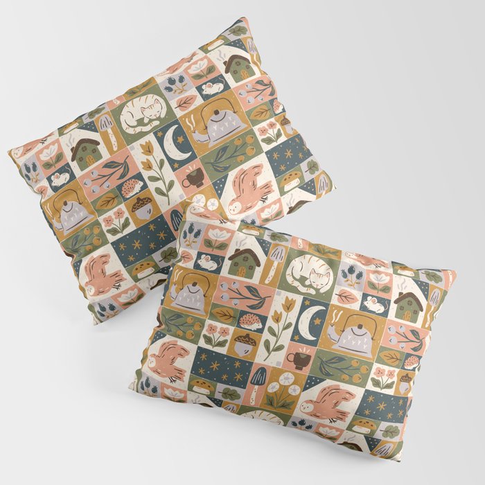 Repose - Cozy Patchwork Pillow Sham Gallery Image 3