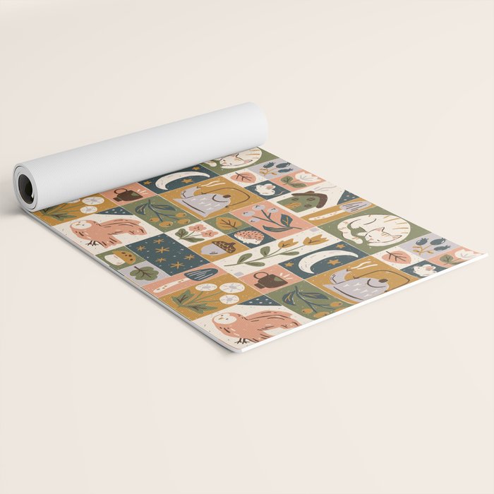 Repose - Cozy Patchwork Yoga Mat Gallery Image 2