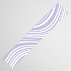 Wavy Stripes XXVIII - Lilac Purple Table Runner Gallery Image 3