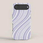 Wavy Stripes XXVIII - Lilac Purple iPhone Case Gallery Image 2