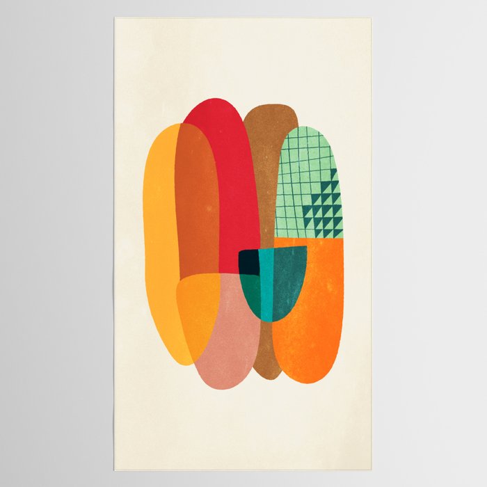 Art Pills: Mid-Century Edition Tablecloth Gallery Image 2