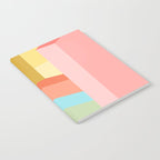 Abstract Geometry Steps in Beachy Pastels Notebook Gallery Image 2