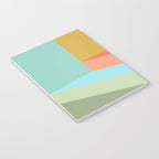 Abstract Geometry Steps in Beachy Pastels Notebook Gallery Image 3
