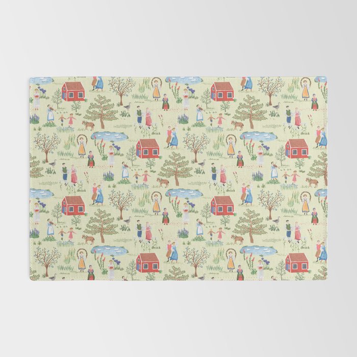 Swedish Folk Art - Midsummer Rug Gallery Image 2
