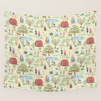 Swedish Folk Art - Midsummer Wall Tapestry Gallery Image 4