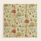 Swedish Folk Art - Midsummer Wood Wall Art Gallery Image 1