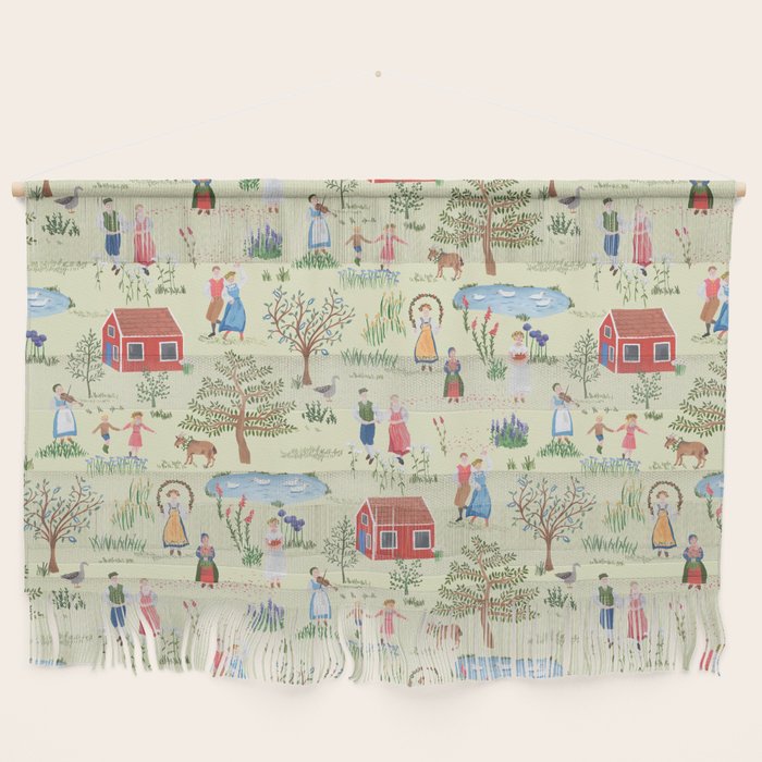 Swedish Folk Art - Midsummer Wall Hanging Gallery Image 1