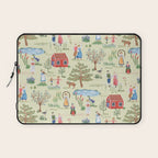 Swedish Folk Art - Midsummer Laptop Sleeve Gallery Image 1
