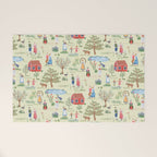 Swedish Folk Art - Midsummer Welcome Mat Gallery Image 1