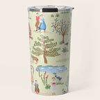 Swedish Folk Art - Midsummer Travel Mug Gallery Image 1