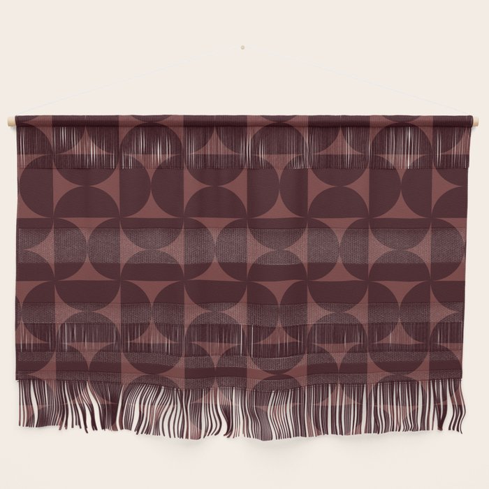 Bauhaus Mid Century Modern Geometric Pattern VII Wall Hanging Gallery Image 1