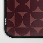 Bauhaus Mid Century Modern Geometric Pattern VII Laptop Sleeve Gallery Image 3