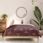 Bauhaus Mid Century Modern Geometric Pattern VII Comforter Gallery Image 3