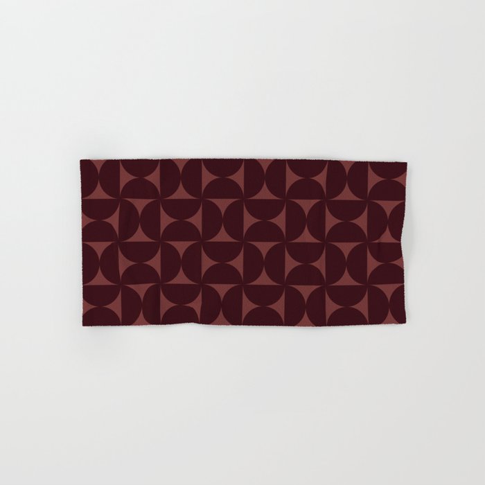 Bauhaus Mid Century Modern Geometric Pattern VII Towels Gallery Image 1