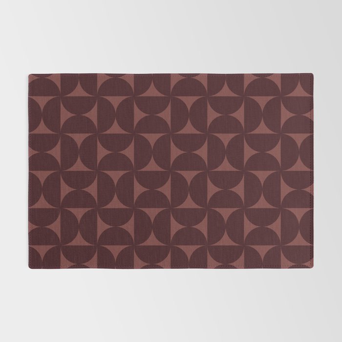 Bauhaus Mid Century Modern Geometric Pattern VII Rug Gallery Image 2