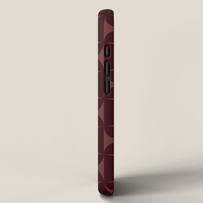 Bauhaus Mid Century Modern Geometric Pattern VII iPhone Case Gallery Image 2