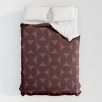 Bauhaus Mid Century Modern Geometric Pattern VII Comforter Gallery Image 6