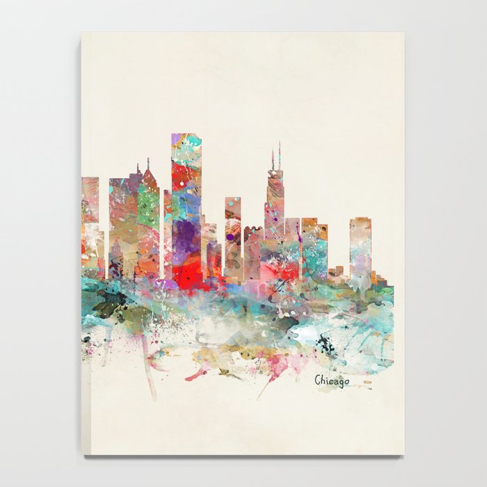chicago illinois skyline Notebook Gallery Image 4