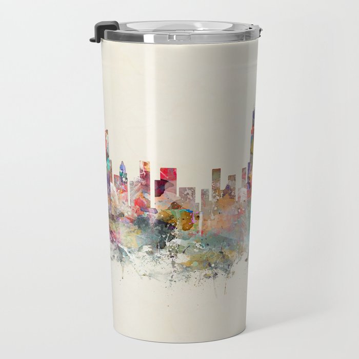 chicago illinois skyline Travel Mug Gallery Image 3