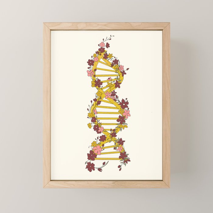 Floral DNA Mini Art Print Gallery Image 1