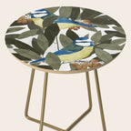 Blue tit and strawberry tree Side Table Gallery Image 2