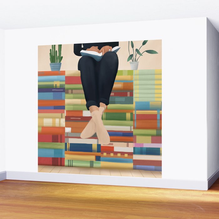 Books 1 Wall Mural Gallery Image 2
