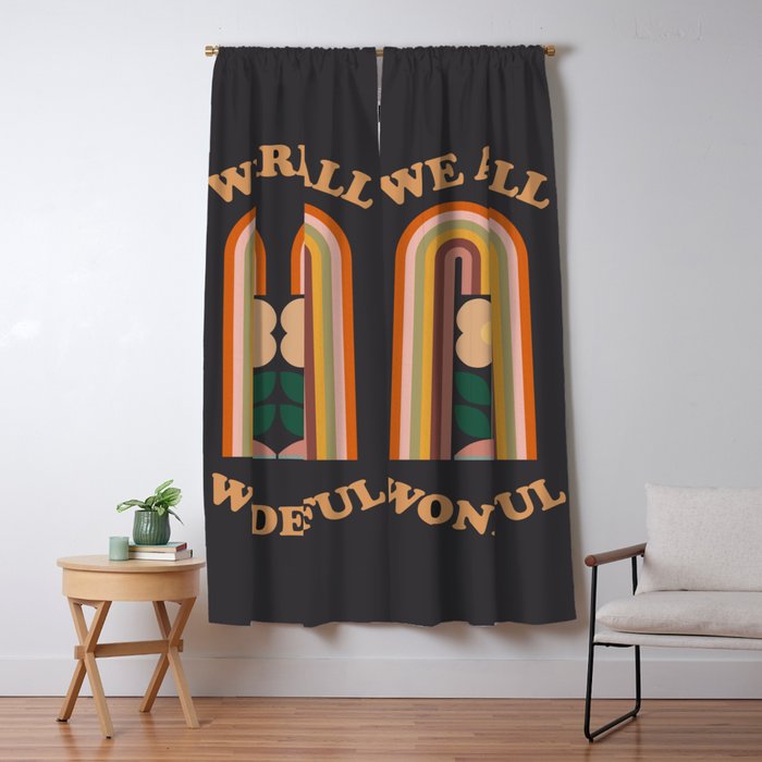 We Are All Wonderful  Window Curtain Gallery Image 5