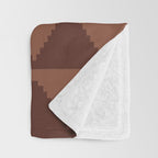 Geometric Pyramid Pattern XXXVIII Throw Blanket Gallery Image 3