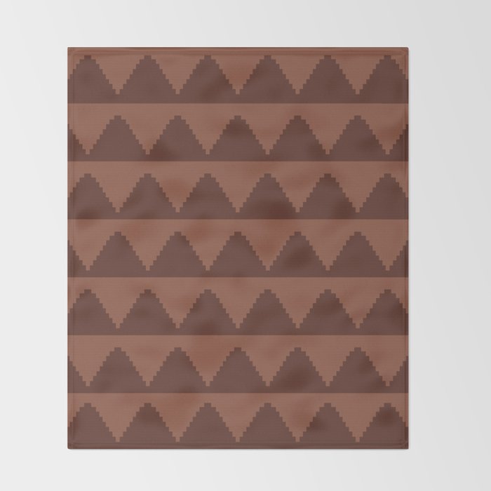 Geometric Pyramid Pattern XXXVIII Throw Blanket Gallery Image 2