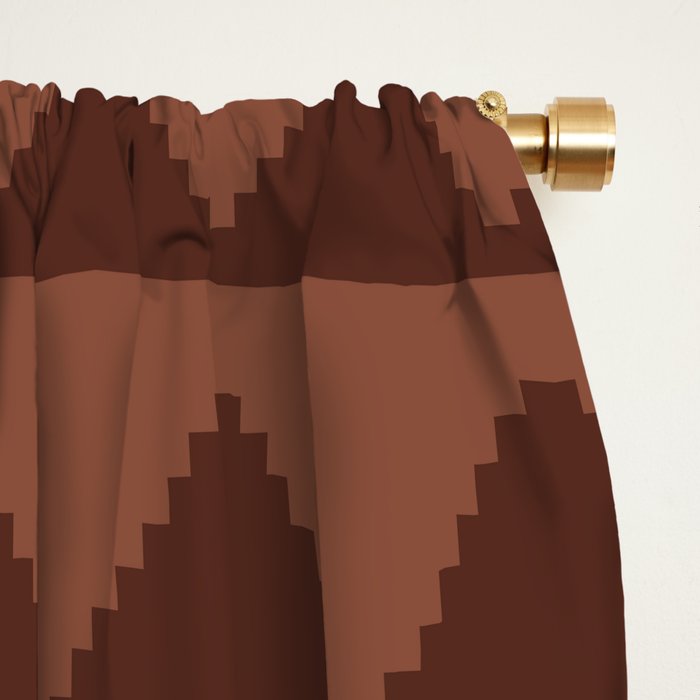 Geometric Pyramid Pattern XXXVIII Window Curtain Gallery Image 2