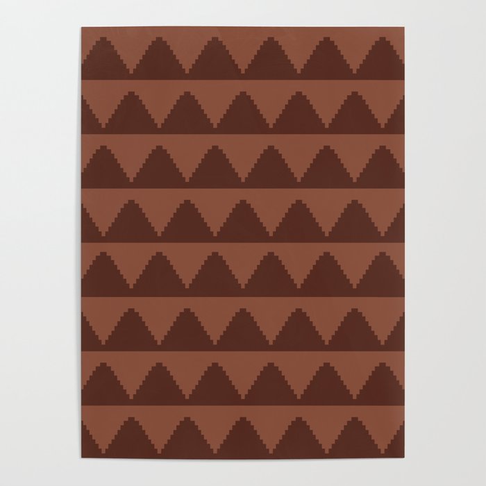 Geometric Pyramid Pattern XXXVIII Poster Gallery Image 4