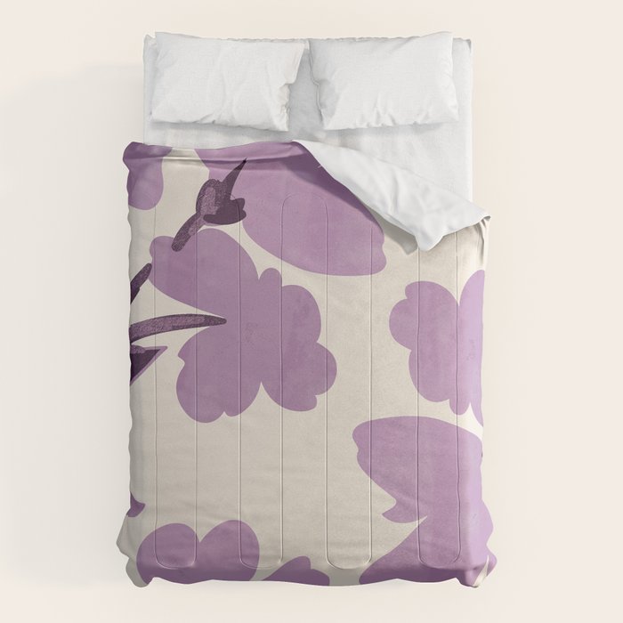 Gentle Purple Flowers Comforter Gallery Image 6