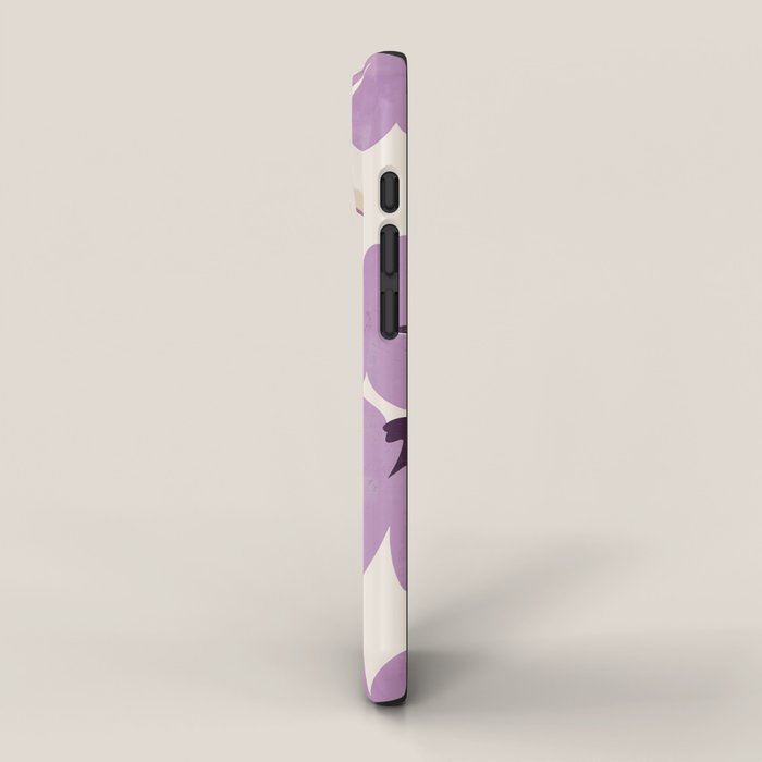 Gentle Purple Flowers iPhone Case Gallery Image 2