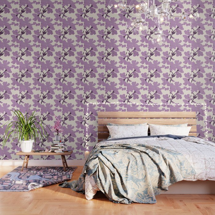 Gentle Purple Flowers Wallpaper Gallery Image 3