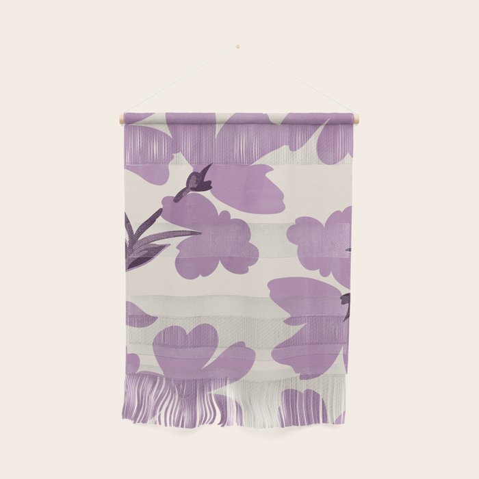 Gentle Purple Flowers Wall Hanging Gallery Image 1