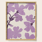 Gentle Purple Flowers Serving Tray Gallery Image 1