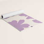 Gentle Purple Flowers Yoga Mat Gallery Image 2