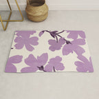 Gentle Purple Flowers Rug Gallery Image 1