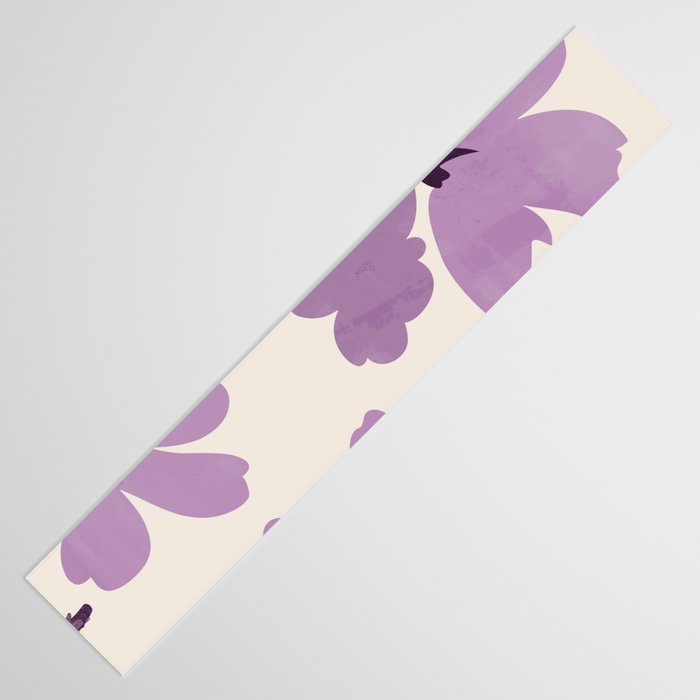 Gentle Purple Flowers Table Runner Gallery Image 3