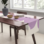Gentle Purple Flowers Table Runner Gallery Image 2