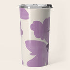 Gentle Purple Flowers Travel Mug Gallery Image 2