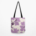 Gentle Purple Flowers Tote Bag Gallery Image 2