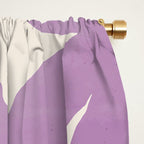 Gentle Purple Flowers Window Curtain Gallery Image 2